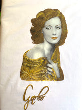 GRETA GARBO T-shirt The Divine Painted Timeless beauty Retro T shirt - QuorArtisticTshirts