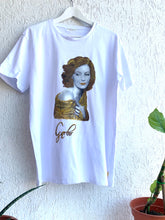 GRETA GARBO T-shirt The Divine Painted Timeless beauty Retro T shirt - QuorArtisticTshirts