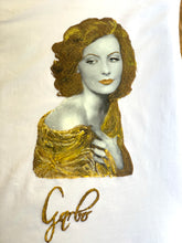 GRETA GARBO T-shirt The Divine Painted Timeless beauty Retro T shirt - QuorArtisticTshirts