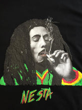 BOB MARLEY  T-shirt NESTA T shirt  Rasta Painted - QuorArtisticTshirts
