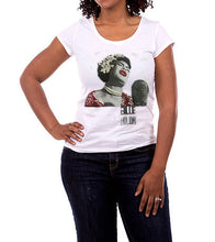 Billie Holiday T-shirt – Black Jazz Legend Hand-Painted Art - QuorArtisticTshirts