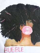 Black Girl Pink Bubble  Painted 3d T-shirt - QuorArtisticTshirts