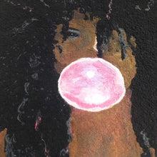 Black Girl Pink Bubble  Painted 3d T-shirt - QuorArtisticTshirts