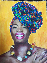 Afrocentric T-shirt Black Queen  shirt PAINTED 3D - QuorArtisticTshirts