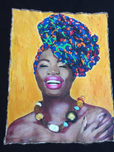 Afrocentric T-shirt Black Queen  shirt PAINTED 3D - QuorArtisticTshirts