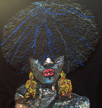 BLACK IS ART Tshirt Black natural kinky Hair  QUEEN T-shirt - QuorArtisticTshirts