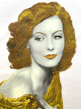 GRETA GARBO T-shirt The Divine Painted Timeless beauty Retro T shirt - QuorArtisticTshirts