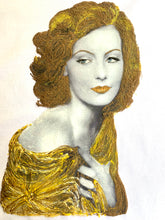 GRETA GARBO T-shirt The Divine Painted Timeless beauty Retro T shirt - QuorArtisticTshirts