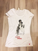 Dorothy Dandridge T-shirt Painted 3d - White Dress  Ballerina - QuorArtisticTshirts