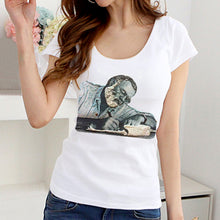 Ernest Hemingway T-shirt  Artistic Painted Papa Hemingway T shirt - QuorArtisticTshirts