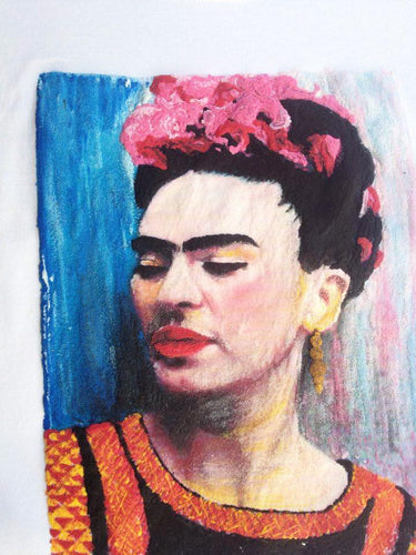 Frida Kahlo Tshirt Painted 3d Art  T-shirt - Quortshirts