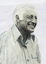Gianni Agnelli T-shirt Painted  Italian Style Icon Avvocato Agnelli Tshirt - QuorArtisticTshirts