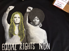 Gloria Steinem & Dorothy Pitman Hughes Raised Fist Artistic Painted T-shirt - QuorArtisticTshirts