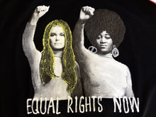 Gloria Steinem & Dorothy Pitman Hughes Raised Fist Artistic Painted T-shirt - QuorArtisticTshirts