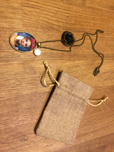 Frida Kahlo Portrait Necklace Bronzed Painting Jewel Pendant jewelry  Glass Cabochon - QuorArtisticTshirts