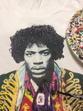 Jimi Hendrix T-shirt  Painted 3d  Afroamerican rock - QuorArtisticTshirts