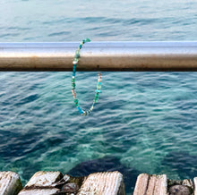 Dainty Emerald Bracelet - May Birthstone Bracelet - Calming vibes Bracelet - Emerald Turquoise Bracelet - Howlite Blue Apatite Sea Lover Bracelet - QuorArtisticTshirts