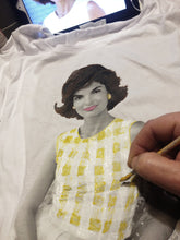 Jackie T-shirt Jacqueline O Kennedy Tshirt painting 3d tee - QuorArtisticTshirts
