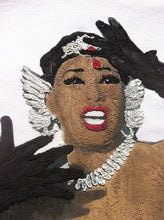 JOSEPHINE BAKER T-SHIRT painted 3d ART TO WEAR - QuorArtisticTshirts
