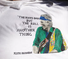 Keith Richards T-shirt PAINTED 3d  Keef Rock - Quortshirts