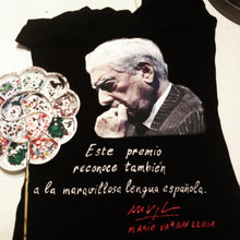 MARIO VARGAS LLOSA T shirt Camiseta Pintada T-shirt Literary - QuorArtisticTshirts