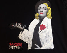 Marlene Dietrich T-shirt Painted 3d ART TO WEAR - QuorArtisticTshirts