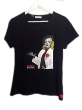 Marlene Dietrich T-shirt Painted 3d ART TO WEAR - QuorArtisticTshirts