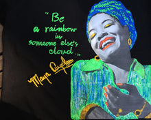 MAYA ANGELOU T-shirt PAINTED 3d - QuorArtisticTshirts