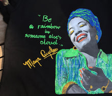 MAYA ANGELOU T-shirt PAINTED 3d - QuorArtisticTshirts
