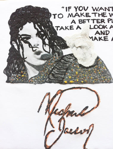 Michael Jackson T-shirt Art To Wear  MJ Tshirt - QuorArtisticTshirts