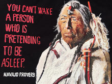 NAVAJO CHIEF Painted Tshirt - Native Chief  painting on Tee - QuorArtisticTshirts