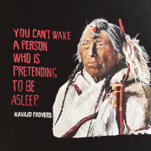 NAVAJO CHIEF Painted Tshirt - Native Chief  painting on Tee - QuorArtisticTshirts
