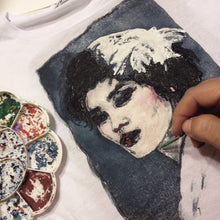 Japanese Girl  T-Shirt Painting - QuorArtisticTshirts