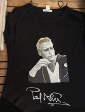 Paul Newman T-shirt Artistic  Painted Celebrity Tshirt - QuorArtisticTshirts