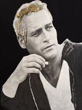 Paul Newman T-shirt Artistic  Painted Celebrity Tshirt - QuorArtisticTshirts