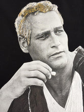 Paul Newman T-shirt Artistic  Painted Celebrity Tshirt - QuorArtisticTshirts