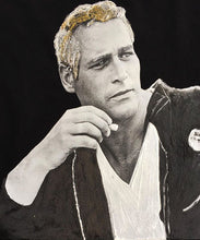 Paul Newman T-shirt Artistic  Painted Celebrity Tshirt - QuorArtisticTshirts