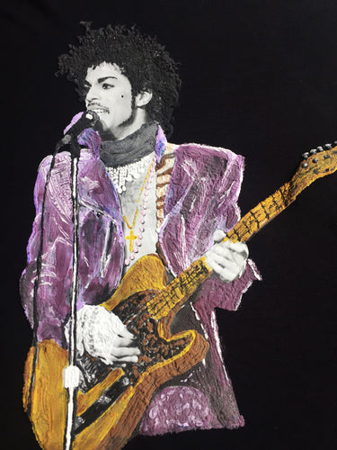 Prince Tribute  T-shirt  Art to Wear of His Highness Prince  Rogers Nelson - QuorArtisticTshirts