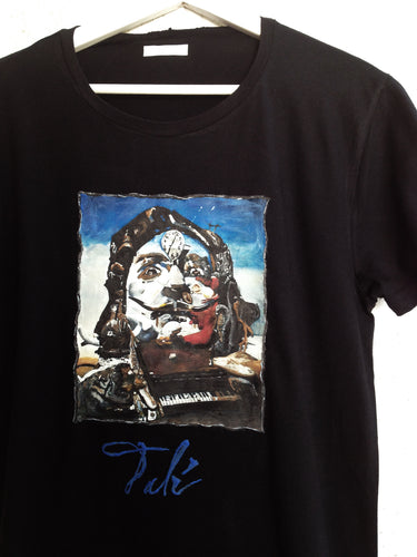 Salvador Dalí Self-Portrait Persistence of Memory Painted  3D T-shirt - QuorArtisticTshirts