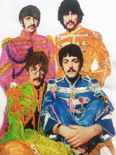 Hand-Painted Sgt. Pepper Beatles T-Shirt – Full-Body Portrait in Iconic Outfits - QuorArtisticTshirts