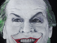 JACK NICHOLSON as JOKER Artistic T-shirt Painted ART TO WEAR - QuorArtisticTshirts