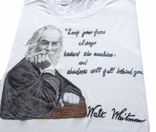 Walt Whitman T-shirt Literary Tshirt Book Reader T shirt - QuorArtisticTshirts