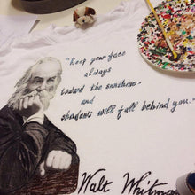 Walt Whitman T-shirt Literary Tshirt Book Reader T shirt - QuorArtisticTshirts