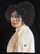 Queen T-shirt SHERIDA African American Black Beauty Artistic Tshirt Painting - QuorArtisticTshirts