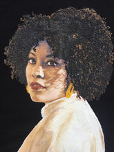 Queen T-shirt SHERIDA African American Black Beauty Artistic Tshirt Painting - QuorArtisticTshirts