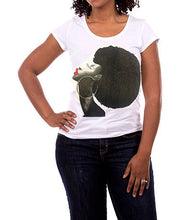 Afro Queen with  long neck Tshirt PAINTED 3D - QuorArtisticTshirts