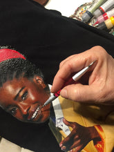 Amanda Gorman Artistic T-Shirt – Hand-Painted Afro-Soul Portrait - QuorArtisticTshirts