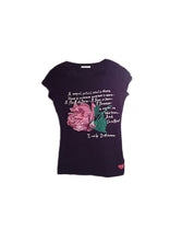 Emily Dickinson Poetry - A Sepal, Petal and a Thorn T-shirt Literary Painted - QuorArtisticTshirts