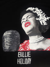 Billie Holiday T-shirt – Black Jazz Legend Hand-Painted Art - QuorArtisticTshirts