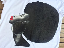 Afro Queen with  long neck Tshirt PAINTED 3D - QuorArtisticTshirts